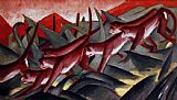 Franz Marc Affenfries painting